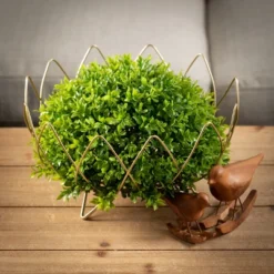 Sullivans Artificial 13" Leafy Foliage Half Orb 12.5"H Green 7 Sullivans Artificial 13" Leafy Foliage Half Orb 12.5"H Green -Sullivans GUEST 19a57c3b 8e37 4ad5 b299 7079cca5cdba