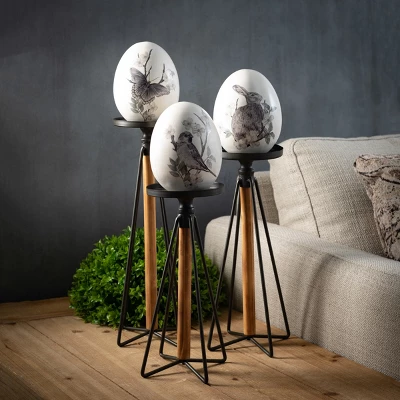 Sullivans Artificial 13" Leafy Foliage Half Orb 12.5"H Green 5 Sullivans Artificial 13" Leafy Foliage Half Orb 12.5"H Green - Image 3