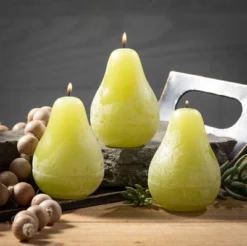 Green Grape Pear Candles - Set Of 3 -Sullivans GUEST 6b5c95b4 d832 457a 818c 9eae3613d1fd