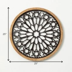 Sullivans Pierced Metal Wall Medallion 25"H Black 11 Sullivans Pierced Metal Wall Medallion 25"H Black -Sullivans GUEST cfd61fdb d6ed 443c bc7e d36d1aaefc2a