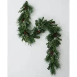 Sullivans Artificial Mixed Pine And Eucalyptus Garland 72"L Green -Sullivans GUEST d4714a51 c0fe 49fa 9833 853618d3d003