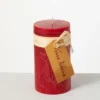 Cranberry Timber Pillar Candles - Set Of 2 -Sullivans GUEST e0034ad3 c9ac 4194 bca7 3e7aa447c36b
